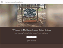 Tablet Screenshot of northernarizonaridingstables.com